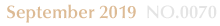 September 2019 NO.0070